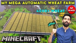 I MADE A GIANT WHEAT FARM  MINECRAFT SURVIVAL GAMEPLAY IN HINDI 41 [upl. by Raveaux768]