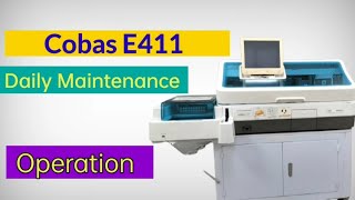 Cobas E411 Operation and Daily Mainteinance Special Chemistry Analyser [upl. by Andri]