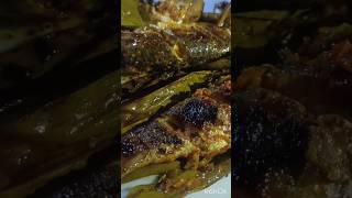 Banana leaf fish fry 🐟food cooking [upl. by Eachelle557]