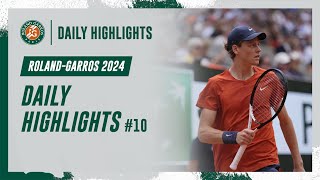 Daily Highlights 10  RolandGarros 2024 [upl. by Asaert]