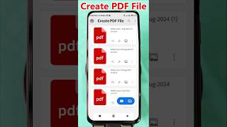 PDF file kaise banaye  Gallery ke photo ko pdf kaise banaye  pdf file kaise banaye mobile me [upl. by Kidd]