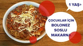 Bolonez Soslu Makarna Namı Diğer Kıymalı Makarna Nasıl Yapılır 1 Yaş  İki Anne Bir Mutfak [upl. by Marcoux]