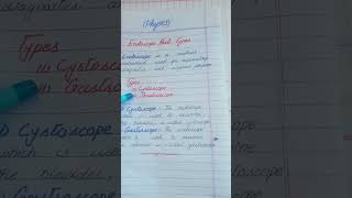 Define Endoscope and Types Mi Handwriting physics handwriting science handwritingimprovement [upl. by Azpurua]