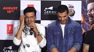 Manoj bajpai Emotional Reaction On john abraham satyamev jayate movie trailer launch [upl. by Necaj851]