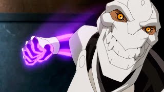 Young Justice 4x06 Fight scene Tigress and Cheshire vs Black Spider [upl. by Htessil]