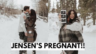 JENSEN IS PREGNANT REACTION VIDEO [upl. by Rann798]