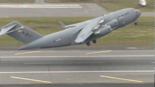 Accident video of USAF C17 Globemaster at Elmendorf [upl. by Leila143]