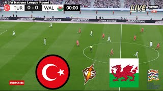 🔴CANLI Türkiye  Galler I ⚽UEFA Milletler Ligi B 5 Tur 2024 TAM MAÇ🏆Bugün CANLI Yayın [upl. by Campy843]