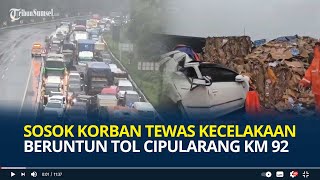 Sosok Korban Tewas Kecelakaan Beruntun Tol Cipularang KM 92 Terjepit Kursi Tangis Histeris [upl. by Anecusa]