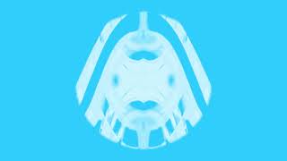 Abstract Spiral Wave Pattern Animation Sphere in Neon Aqua Blue Background [upl. by Okiman294]