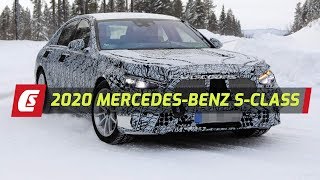 2020 MercedesBenz SClass Spied Testing [upl. by Dnalel]