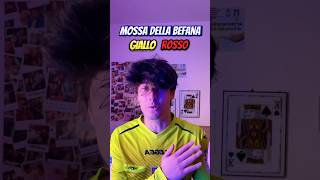 MOSSA DELLA BEFANA GIALLO O ROSSO 👀 calcio arbitro meme danjk [upl. by Asiuol991]