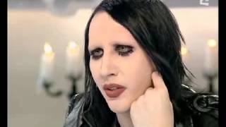 Marilyn Manson Interview Sur France2 [upl. by Lynett]