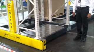 Sensor based Safety Feature of Moveel Mobile Racking [upl. by Nahshun]