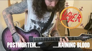 Slayer  PostmortemRaining Blood Guitar Cover [upl. by Kathleen237]