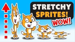 Finally We have quotStretchy Spritesquot in Scratch  Full Tutorial [upl. by Nytram]