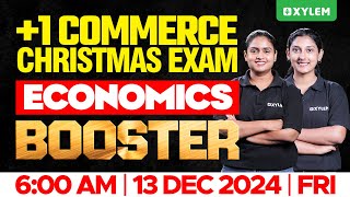 Plus One Commerce  Economics  Christmas Exam  Booster  Xylem Plus One Commerce [upl. by Novek]