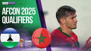 Lesotho LES vs Morocco MAR  AFCON 2025 Qualifiers HIGHLIGHTS  090924  beIN SPORTS USA [upl. by Einittirb331]