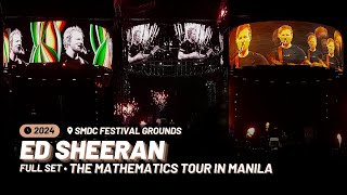 Ed Sheeran The Mathematics Tour –÷x in Manila Full Set  Vertical Format [upl. by Chauncey]