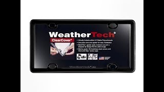 WeatherTech License Plate Cover Review [upl. by Andromede303]