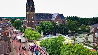 Kermis 2024 Wervershoof vanuit de lucht [upl. by Niwled751]