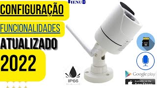 como configurar câmera ip WiFi jienuo aplicativo CAMHIPRO configuração e suas funcionalidades [upl. by Anitnuahs]