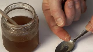 Beeswax Polish for Woodcarvers  3 Preparing Beeswax [upl. by Nettirb]