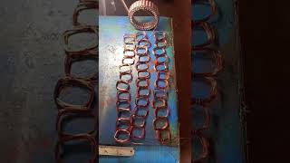 Coil winding ready to rewindfor alternator stator 24VDcdodznb238subscribe [upl. by Wald]