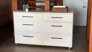 DIY Dresser Plans  Easy to Customize Size [upl. by Teirtza594]