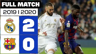 Real Madrid vs FC Barcelona 20 20192020 PARTIDO COMPLETO [upl. by Sanoy]