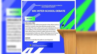 UHAS SRC INTERSCH DEBATE  10TH WEEK CELEBRATION [upl. by Milford474]