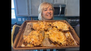 152 Cheesy Cauliflower Steaks KETO FRIENDLY [upl. by Yecies]