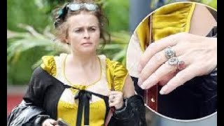 Helena Bonham Carter sparks engagement rumours with boyfriend Rye Dag Holmboe as she shows [upl. by Enilatan]