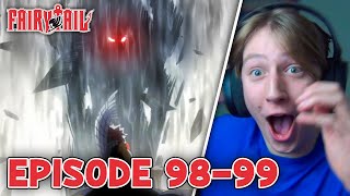 NATSU VS GILDARTS  Fairy Tail Episode 98 amp 99 Reaction [upl. by Nosiddam]