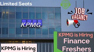 Hiring Hiring Hiring 🕵️KPMG is Hiring Freshers 2024 Hurry Up Last date is near kpmg hiring 2024 [upl. by Ynneb356]