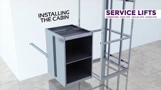 SERVICE LIFTS UK DUMBWAITER FOOD LIFT PRE INSTALL VIDEO [upl. by Hulda92]