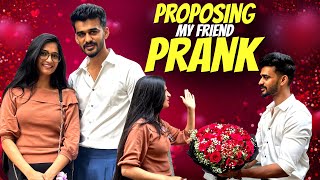 Proposing my Friend Prank  Family Reaction 😂  Samsameerinsta [upl. by Odelinda74]