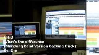 Backing track Dr Dre  Whats the difference marching band version [upl. by Klingel]