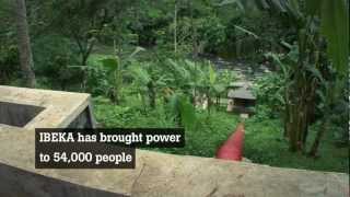 IBEKA micro hydro power in Indonesia Ashden Award winner [upl. by Roanna507]