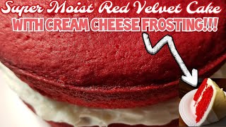 Red Velvet Cake Recipe with Cream Cheese Frosting Moist IT DONT TASTE LIKE CHOCOLATE CAKE [upl. by Sheryle]