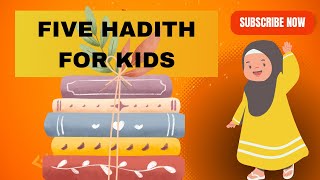 Five Hadith for kids  5 Beautiful Hadith  Books Kids Islamic world📚📑 [upl. by Leban]