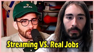 Moistcr1tikal Reacts to HasanAbi quotThe Debate About Streaming VS Real Jobsquot [upl. by Ettenwahs]