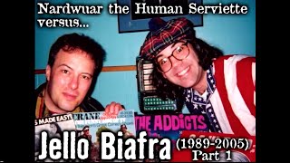 Nardwuar vs Jello Biafra pt 1 of 2 19892005 [upl. by Tamarah752]