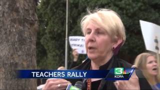 Stockton teachers threaten to strike [upl. by Thomasa]