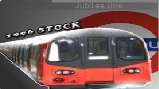 OpenBve Jubilee Line Canons Park To Kingsbury Realistic Sounds 1996 Stock [upl. by Keary]