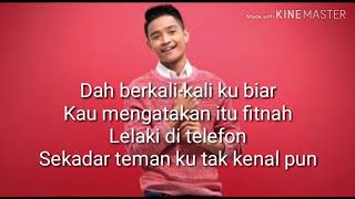 Afieq Shazwan  Lelaki Di TelefonLyrics [upl. by Llenreb]