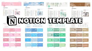 Ghi chép amp quản lý với Notion  More Free Planner amp Tracker Templates [upl. by Kaufman]