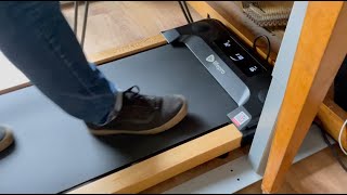 How to Adjust Misaligned Belt Lifepro Portable Treadmill [upl. by Roumell457]