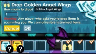 Growtopia  Buying Golden Angels And Making Nightmare Devil Wings [upl. by Niwrehs449]