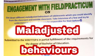 maladjusted behaviours bangla of adolescents course i practicum  childhood and growing up [upl. by Aisel]